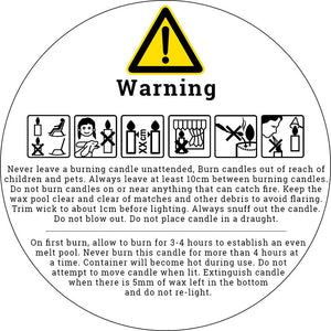 
                  
                    Candle Warning Label 50mm Round - Your Crafts
                  
                